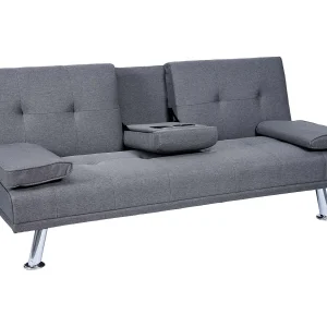 3-zitsbank MCW-F60, textiel, donkergrijs 3-zitsbank MCW-F60, textiel, donkergrijs