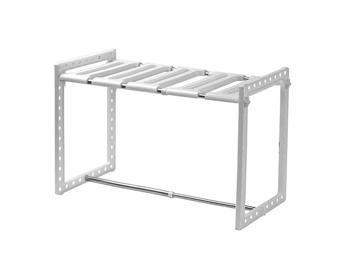 1 niveau plank onder gootsteen uitschuifbaar L38/65 cm