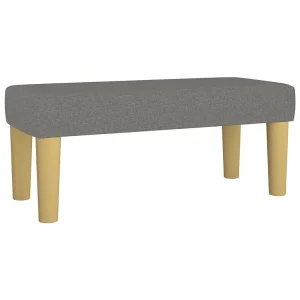 Bankje 70x30x30 cm stof donkergrijs Bankje 70x30x30 cm stof donkergrijs