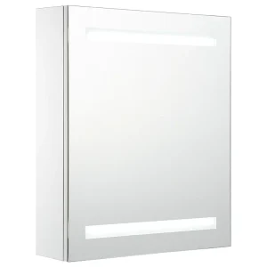 Badkamerkast met spiegel en LED 50×13,5×60 cm Badkamerkast met spiegel en LED 50×13,5×60 cm