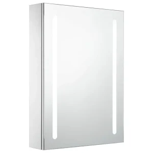 Badkamerkast met spiegel en LED 50x13x70 cm Badkamerkast met spiegel en LED 50x13x70 cm
