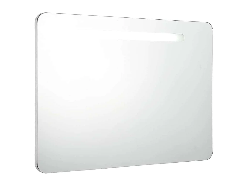 Badkamerkast met spiegel LED 80x9,5x55 cm