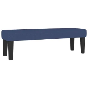 Bankje 100x30x30 cm stof blauw Bankje 100x30x30 cm stof blauw