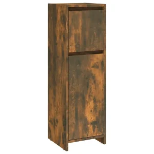 Badkamerkast 30x30x95 cm bewerkt hout gerookt eikenkleurig Badkamerkast 30x30x95 cm bewerkt hout gerookt eikenkleurig