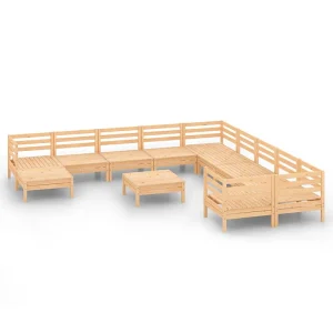 12-delige Loungeset massief grenenhout 12-delige Loungeset massief grenenhout