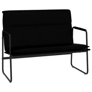 Bankje 100x64x80 cm kunstleer zwart Bankje 100x64x80 cm kunstleer zwart