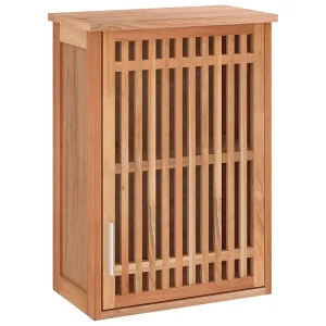 Badkamerkast wandgemonteerd 42x23x60 cm massief walnotenhout Badkamerkast wandgemonteerd 42x23x60 cm massief walnotenhout