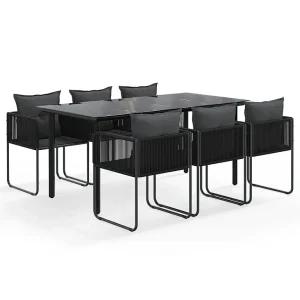 7-delige Tuinset zwart 7-delige Tuinset zwart