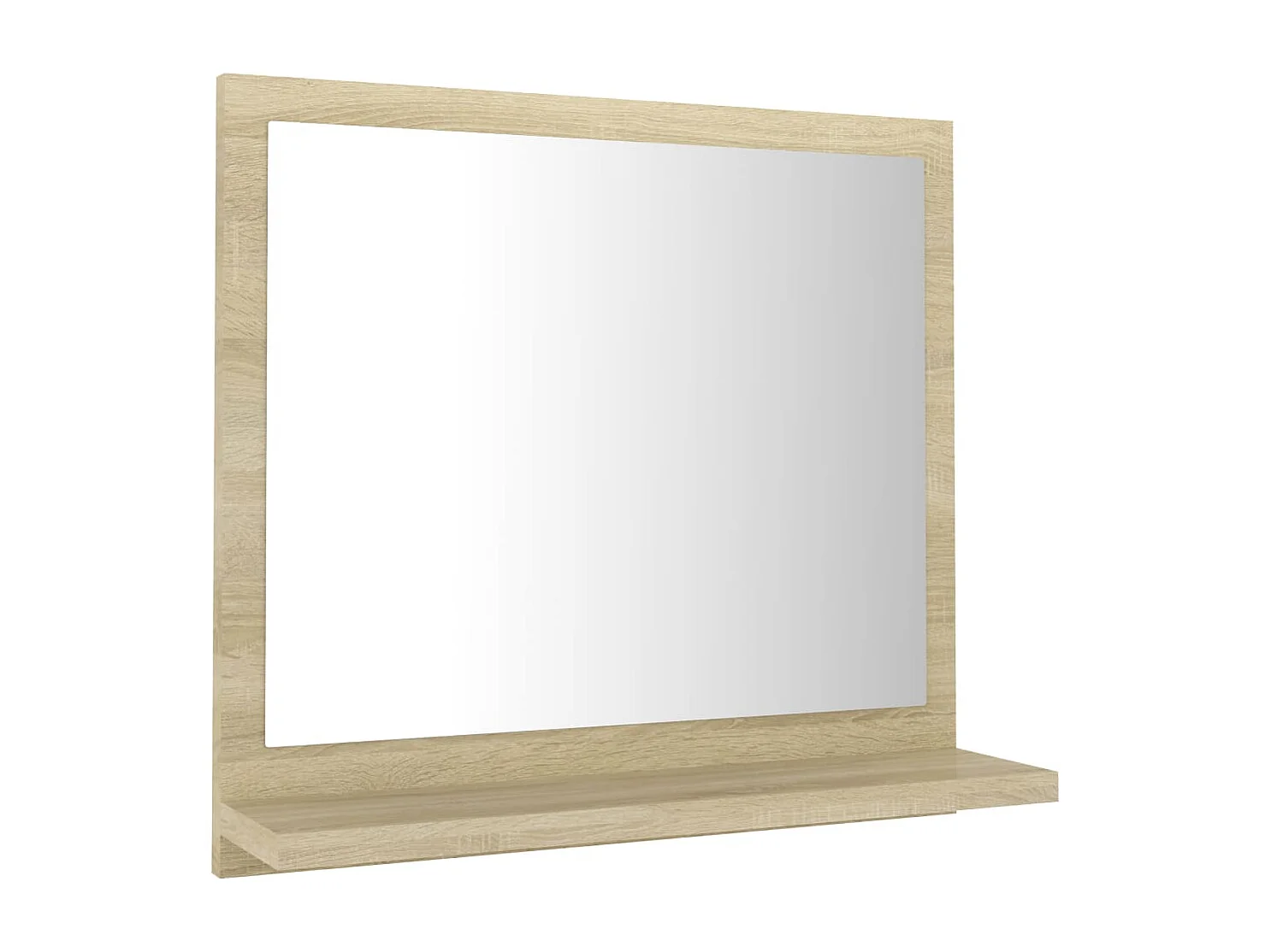 Badkamerspiegel 40x10,5x37 cm bewerkt hout sonoma eikenkleurig