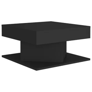 808369 Salontafel Zwart 57x57x30 cm Bewerkt hout 808369 Salontafel Zwart 57x57x30 cm Bewerkt hout