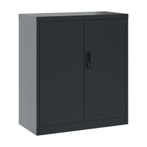 Archiefkast 79x40x90 cm staal antracietkleurig Archiefkast 79x40x90 cm staal antracietkleurig