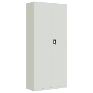 Archiefkast 90x40x200 cm staal lichtgrijs Archiefkast 90x40x200 cm staal lichtgrijs