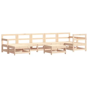 8-delige Loungeset massief grenenhout 8-delige Loungeset massief grenenhout