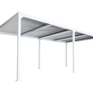 Aluminium pergola MCW-L41, wit Aluminium pergola MCW-L41, wit