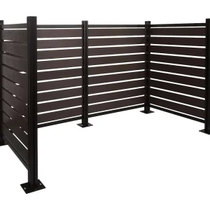 Aluminium afvalemmerhek MCW-K57,  antraciet