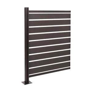 Aluminium afvalemmerhek MCW-K57,  antraciet