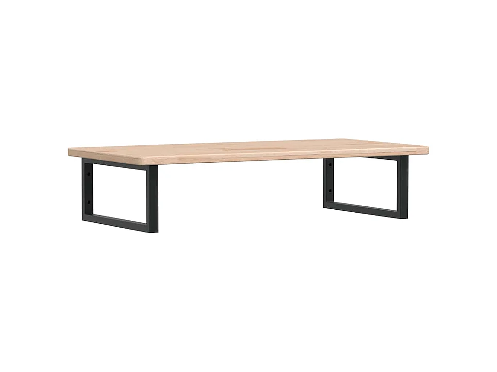 Badkamer wandschap staal en massief eikenhout