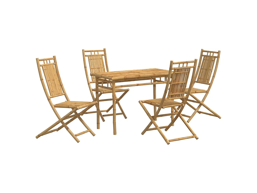 5-delige Tuinset bamboe