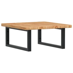 Badkamer wandschap staal en massief eikenhout Badkamer wandschap staal en massief eikenhout