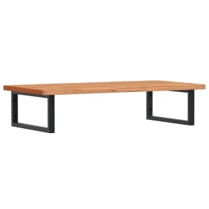 Badkamer wandschap staal en massief beukenhout