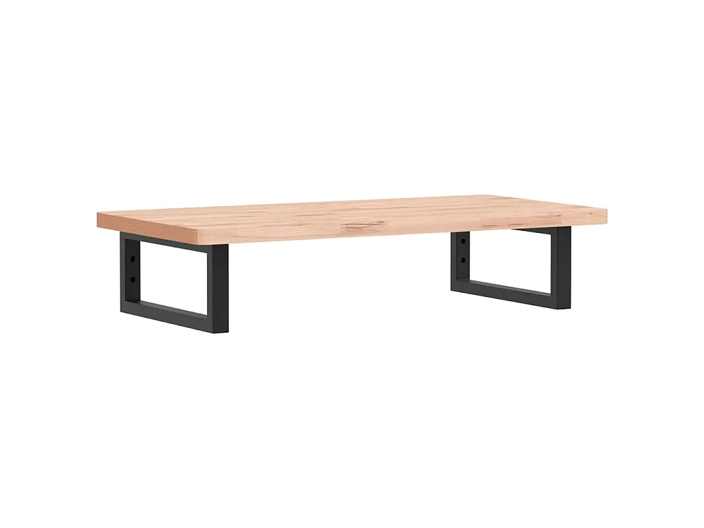 Badkamer wandschap staal en massief beukenhout