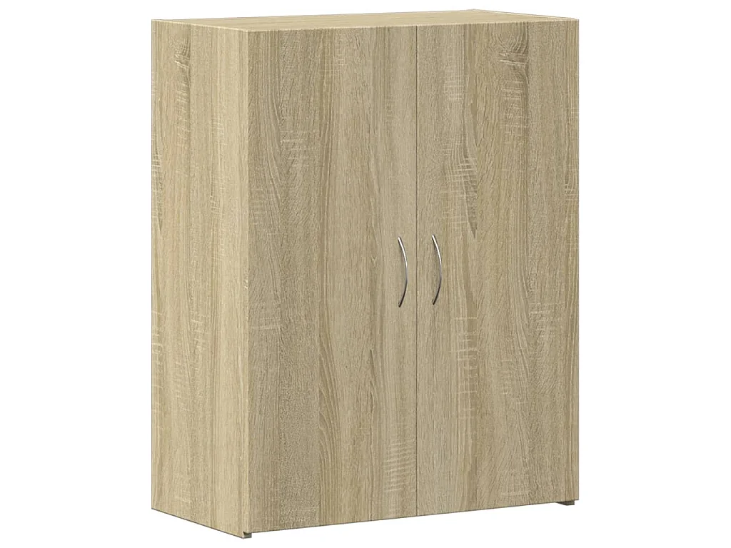 Archiefkast 60x32x77,5 cm bewerkt hout sonoma eikenkleurig