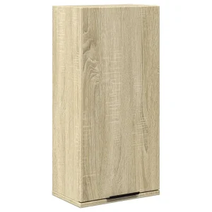 Badkamerkast wandgemonteerd 32x20x67 cm sonoma eikenkleurig Badkamerkast wandgemonteerd 32x20x67 cm sonoma eikenkleurig