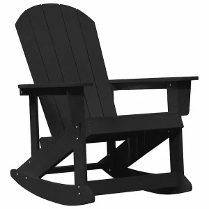 Adirondack Schommelstoel Zwart 92 x 73,5 x 92 cm HDPE Adirondack Schommelstoel Zwart 92 x 73,5 x 92 cm HDPE