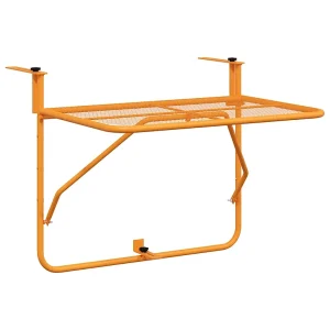 Balkontafel 60×40 cm staal geel