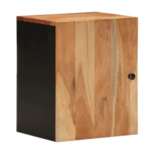 Badkamerwandkast 38x33x48 cm massief acaciahout Badkamerwandkast 38x33x48 cm massief acaciahout
