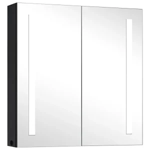 Badkamerkast met spiegel en LED 62x14x60 cm Badkamerkast met spiegel en LED 62x14x60 cm