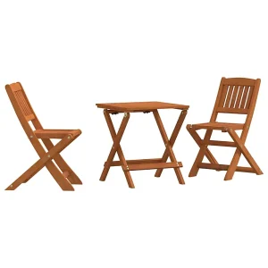3-delige Bistroset voor kinderen massief eucalyptushout 3-delige Bistroset voor kinderen massief eucalyptushout