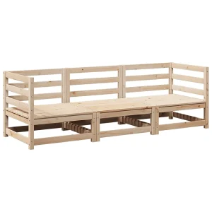 3-delige Loungeset massief grenenhout 3-delige Loungeset massief grenenhout