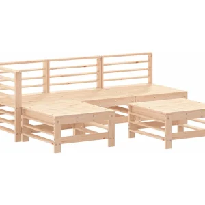 5-delige Loungeset massief grenenhout 5-delige Loungeset massief grenenhout