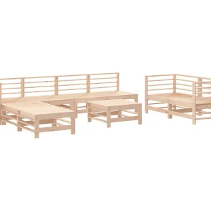 9-delige Loungeset massief grenenhout 9-delige Loungeset massief grenenhout