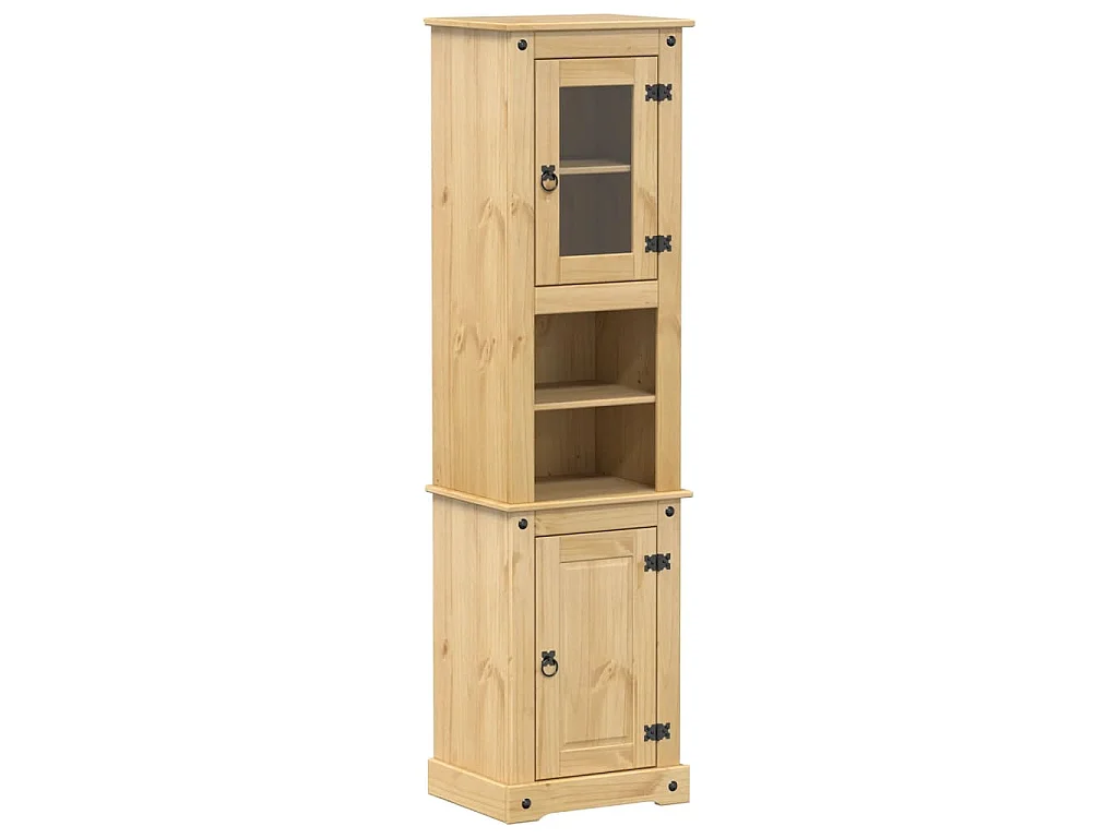 Badkamerkast Corona 50x40x185 cm massief grenenhout
