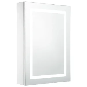 Badkamerkast met spiegel en LED 50x13x70 cm Badkamerkast met spiegel en LED 50x13x70 cm
