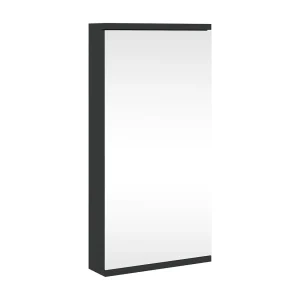 Badkamerkast met spiegel 30x24x60 cm zwart Badkamerkast met spiegel 30x24x60 cm zwart