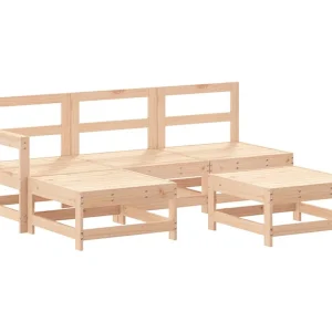 5-delige Loungeset massief grenenhout 5-delige Loungeset massief grenenhout