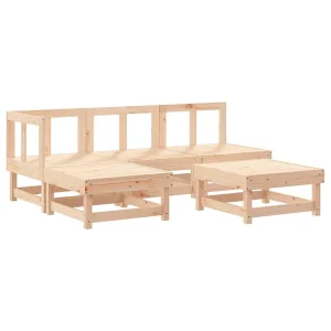 5-delige Loungeset massief grenenhout 5-delige Loungeset massief grenenhout