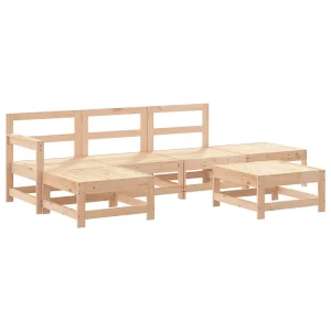 6-delige Loungeset massief grenenhout 6-delige Loungeset massief grenenhout