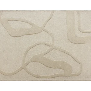 Getuft vloerkleed 100% wol, 200 x 290 cm, Beige, 2200g/m², ALINOR Getuft vloerkleed 100% wol, 200 x 290 cm, Beige, 2200g/m², ALINOR