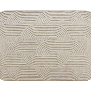 Getuft vloerkleed 100% wol, 200 x 290 cm, Beige, 2200g/m², ARANEL Getuft vloerkleed 100% wol, 200 x 290 cm, Beige, 2200g/m², ARANEL