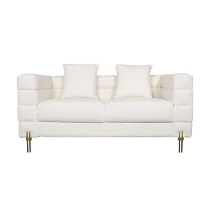 Bank 160x80x85 cm wit ecru nua n49-1