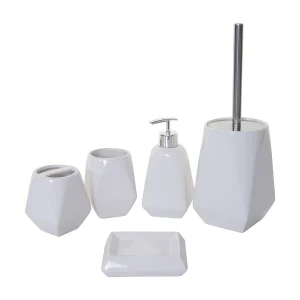 Badkamer set MCW-C71 (5-delig), wit Badkamer set MCW-C71 (5-delig), wit