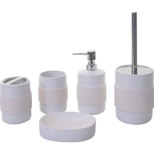 Badkamer set MCW-C73 (5-delig), wit Badkamer set MCW-C73 (5-delig), wit