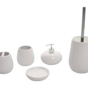 Badkamer set MCW-C72 (5-delig), wit Badkamer set MCW-C72 (5-delig), wit