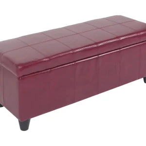 Bank met opbergruimte Arezzo,  rood