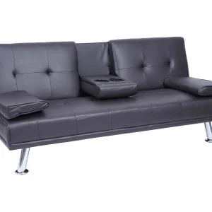 3-zitsbank MCW-F60, kunstleder, bruin 3-zitsbank MCW-F60, kunstleder, bruin