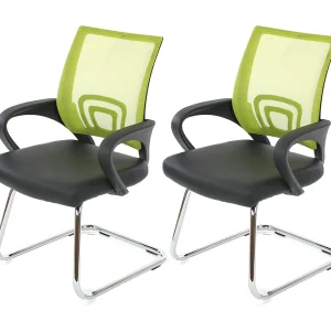Afragola vergaderstoel (set van 2), groen Afragola vergaderstoel (set van 2), groen